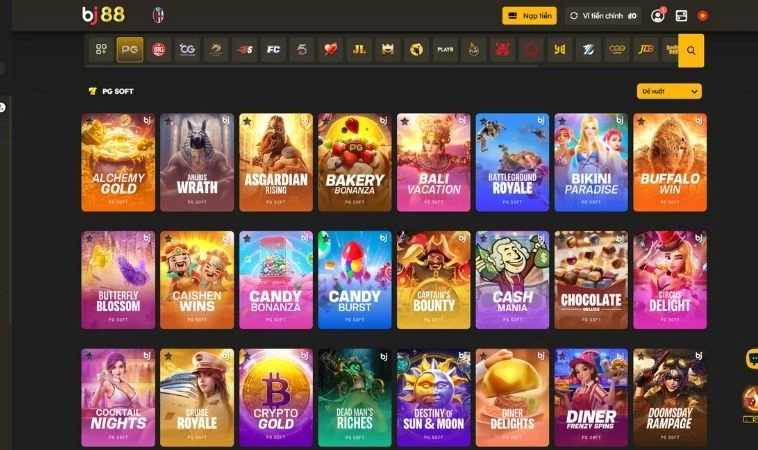 Đa dạng các thể loại game nổ hũ để trải nghiệm tại nhà cái BJ88