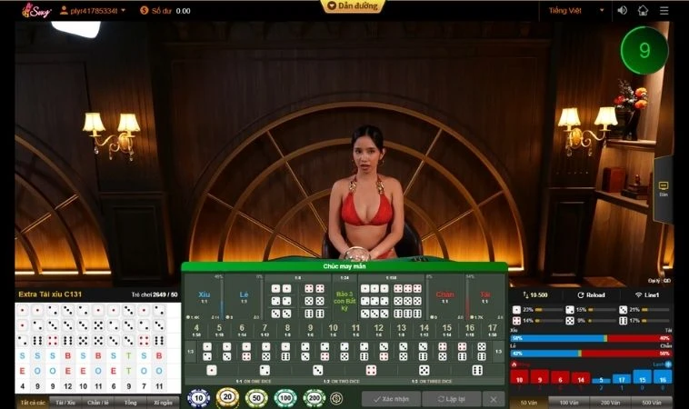 Bàn cược Tài Xỉu Nhà Cái BJ88