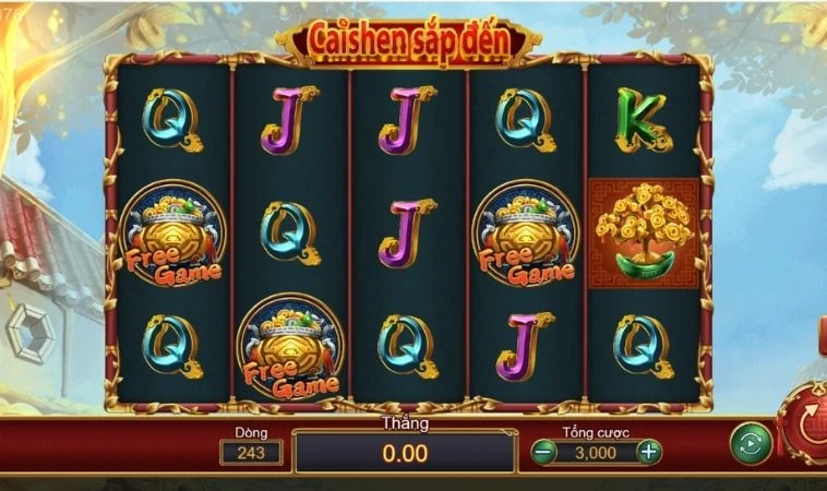 Giao diện chơi Nổ Hũ Thần Tài tại BJ88