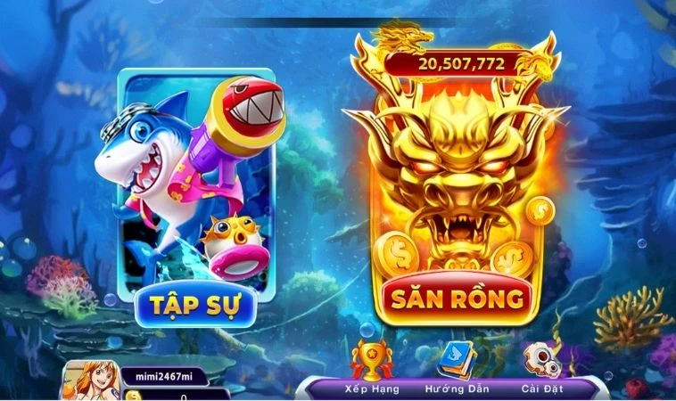 Các phòng chơi Vua Bắn Cá tại BJ88